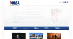 Desktop Screenshot of casa-firesprinkler.org